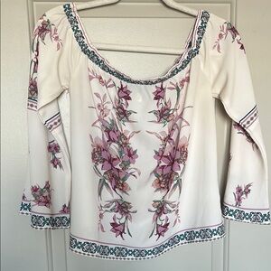 Floral Women's Top Size Xs